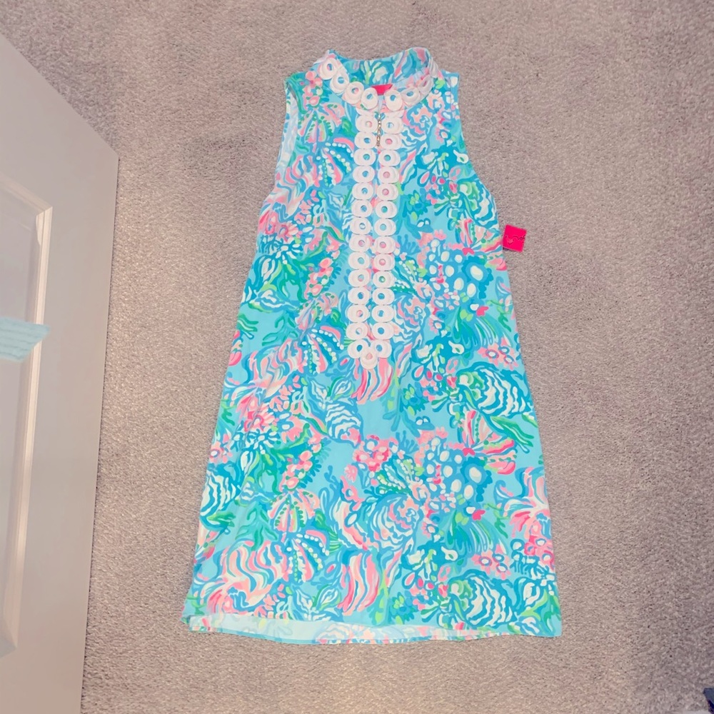 blue ibiza aqua la vista lilly shift dress